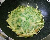 創作絶品ねぎとじゃが芋の焼き餅★チヂミ風作り方5写真