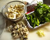 つぶ貝とクレソンのバジルソテー作り方1写真