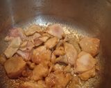新ごぼう、にんじん、じゃがと鶏ももの煮物作り方4写真