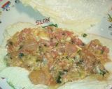 餃子の具の残りで白菜のレンジ蒸し♪作り方1写真