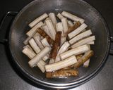 ごぼう揚げとカリカリ鶏皮の甘辛作り方2写真