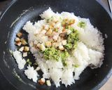 春の御馳走✿ふきのとう炒飯　香ばし醤油✿作り方3写真