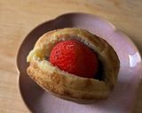 可愛い💕御座候（大判焼き）ポケットに苺🍓作り方4写真