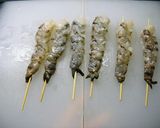 海老と薄焼き卵おもてなし　海老平作り方2写真