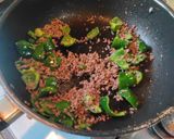 茄子とピーマンの挽肉めんつゆ炒め作り方5写真