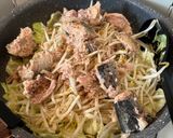 キャベツ、もやし、鯖缶炒め作り方4写真