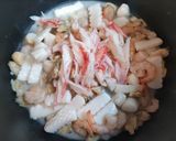 簡単今日の夕飯！カニカマ法蓮草グラタン作り方6写真