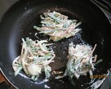 ☆簡単　春つくしのチヂミ☆作り方4写真