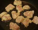 鶏むね肉と♪甘～い新玉ねぎソース作り方5写真