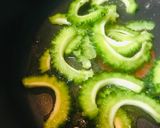 ゴーヤーのカルボナーラ作り方1写真