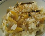 あさりとこんぶの炊き込みご飯作り方3写真