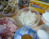 チキンとキノコのホワイトクリーム煮作り方1写真
