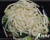 ☆菜の花＆芽キャベツの焼きうどん☆作り方2写真