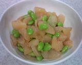 簡単！枝豆と数の子の昆布つゆ合え作り方4写真