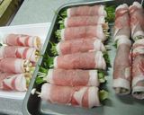 ヘルシーからふる肉巻き♪ｿｰｽ色々～作り方3写真