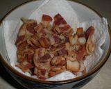 温玉のせ♪そばペペロンチーノ風作り方3写真