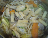 野菜たっぷり！我が家の煮込みうどん♪作り方6写真