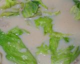 中華風♡豚肉とレタスの豆乳スープ作り方4写真