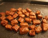 牛挽肉で~サイコロステーキ作り方3写真