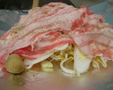 安い簡単！もやしと豚バラのホイル包み焼き作り方2写真