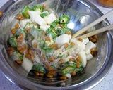 ネバネバトリオ納豆オムレツ丼作り方3写真