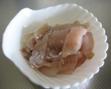 鱈とスナップえんどうのマスタード醤油和え作り方2写真