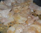 混ぜて焼くだけ　豚のみそ生姜焼き作り方4写真