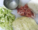 息子が作ってくれた☆そばめし作り方1写真
