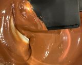 簡単おやつ☆✨チョコレートレアチーズ風♪作り方3写真