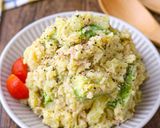 美肌•腸活に♡アボカドとツナのポテトサラダ作り方4写真