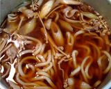 簡単☆すきやき風うどん作り方2写真