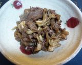 つきこん・きのこたっぷり牛肉の佃煮風作り方8写真