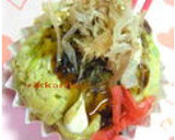 卵とキャベツだけ！お好み焼き風おむれつ♪作り方5写真