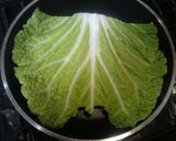 白菜とひき肉のミルフィーユ　塩コンブ味作り方1写真