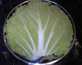 白菜とひき肉のミルフィーユ　塩コンブ味作り方3写真