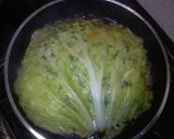 白菜とひき肉のミルフィーユ　塩コンブ味作り方4写真