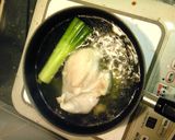 ジューシー蒸し鶏と野菜のスープ作り方1写真