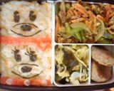 どアップキャラ弁☆ミッキー作り方4写真
