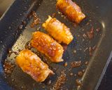 お弁当にも♪えのきの味噌バター豚肉巻き作り方5写真