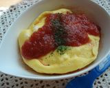 フライパン無しdeオムライス作り方5写真