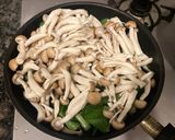 小松菜としめじの梅おひたし作り方1写真