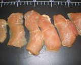 お弁当に☆ムネ肉の粒マスタード・マヨ焼き作り方1写真