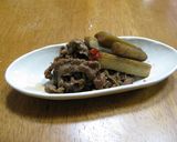 牛肉とごぼうの煮物作り方5写真