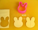 簡単♪チーズでうさぎちゃんのお弁当作り方2写真