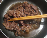 ＊牛肉とエノキの甘辛コショー炒め＊作り方2写真