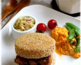 大葉チキンソテーでライスバーガー♪作り方14写真