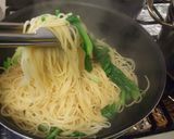 ☆桜エビと菜の花パスタ☆作り方15写真