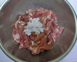 ちくわぶ&青梗菜&豚こま肉の中華炒め作り方1写真