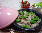 春野菜と豚肉の炒め蒸作り方5写真