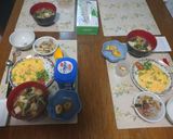 絹厚揚げと薩摩芋と舞茸の味噌汁作り方19写真